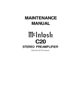 McIntosh C20 - Service manual